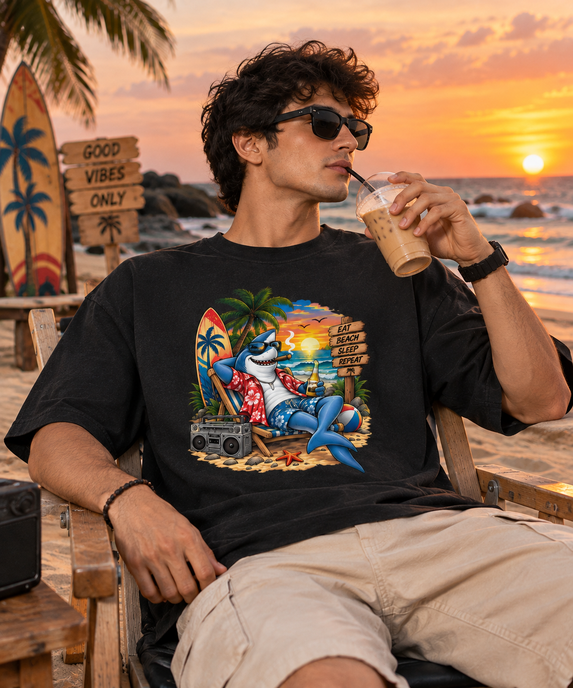Wildverse | Shark Oversized T-Shirt