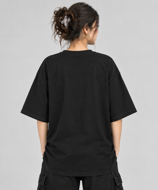 Wildverse | Mirchi Meow  Oversized T-Shirt