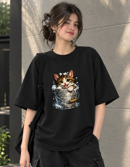 Wildverse | Cat Oversized T-Shirt